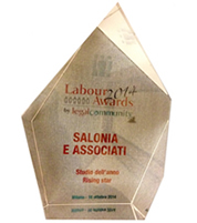 Legalcommunity Labour Award 2014 - Rising Star.